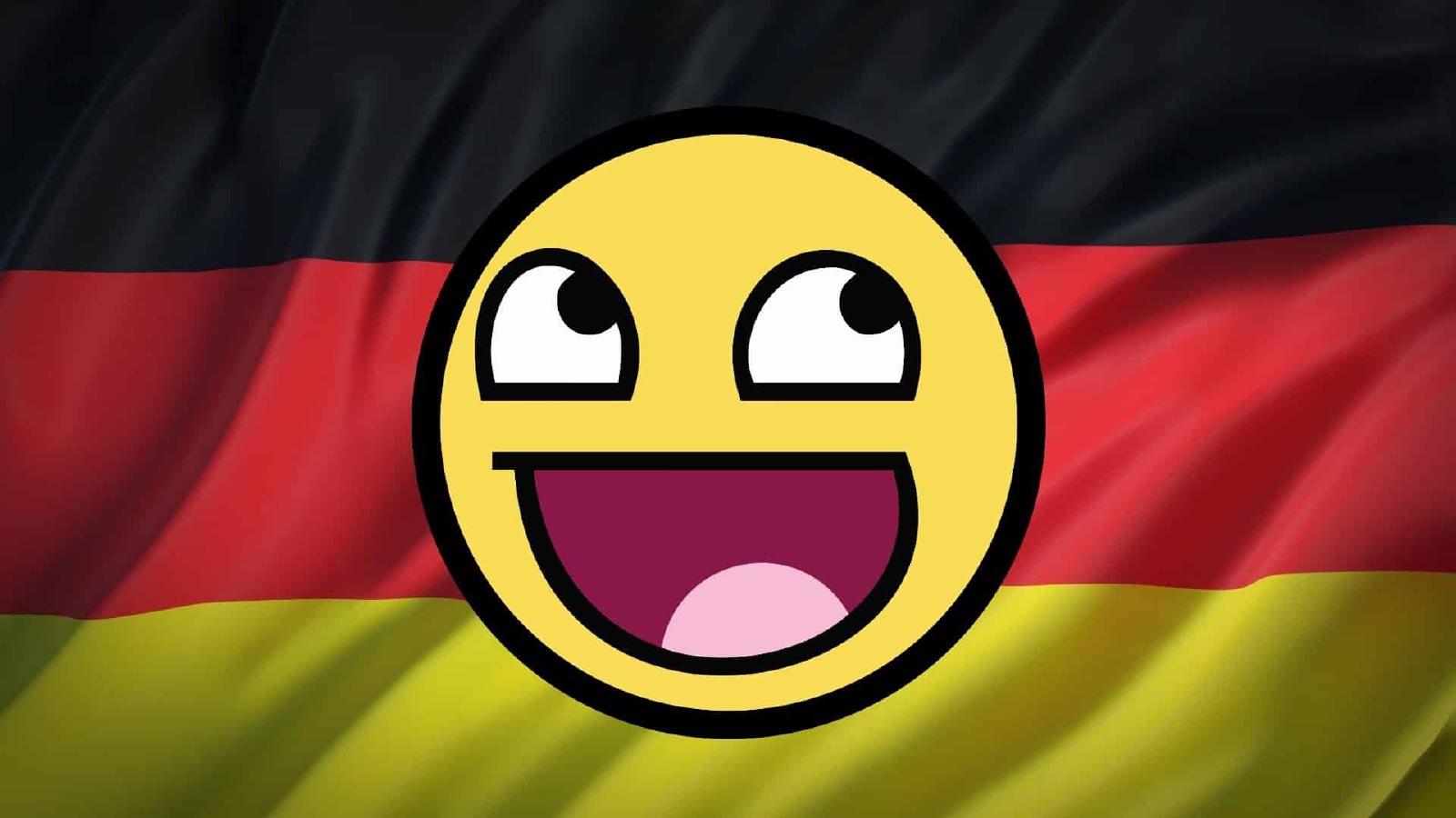 Flag germany happy